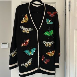 Alice and Olivia butterfly grandpa sweatshirt
